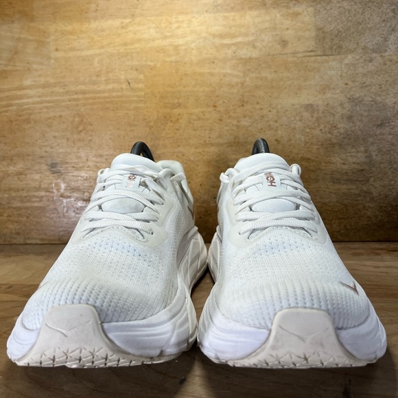 Hoka One One Arahi 7 CUSHIONED Womens Size 9 Running Shoes Sneakers White - Picture 2 of 12